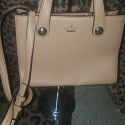 Tan Leather Kate Spade Crossbody Purse 