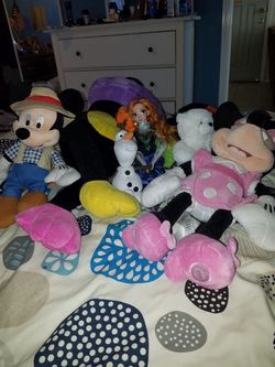 Mickey & friends stuffed animals