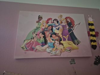 Princess canvas frame