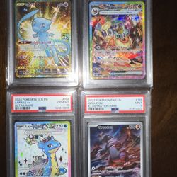Pokemon Slabs English And Japanese Buying/ Selling/Trading