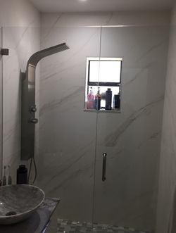 Shower door and panel