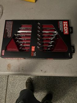 ICON 7-Piece SAE Professional Ratcheting Wrench Set