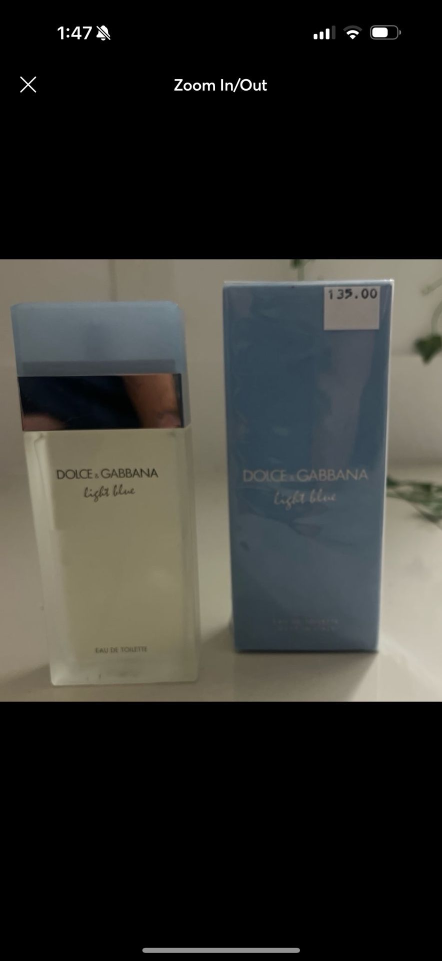 BRAND NEW SEALED IN BOX DOLCE GABBANA LIGHT BLUE PERFUME