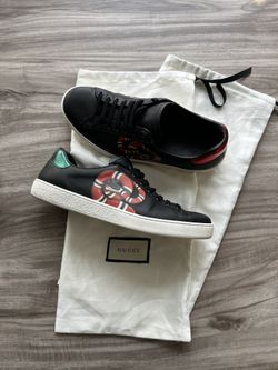 Gucci Ace King Snake Black Size 7 Men’s (6 Gucci)/ 8.5 Women’s