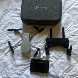 DJI Mavic Mini Bundle - Great for Parts/Repair (Batteries + Controller + Case)