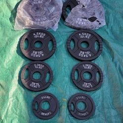 Olympic Weight Plate Pairs or Set, New 