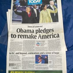 Obama Sworn In USA Today
