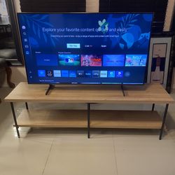 Samsung 44” Smart TV with Wooden Stand