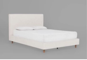 Living spaces queen bed frame with headboard