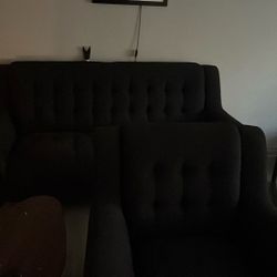 Black Couch Set