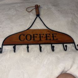 Coffee Cup Holder Sign