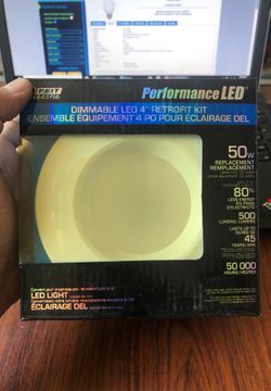 FEIT electric - dimmable 4” LED retrofit kit