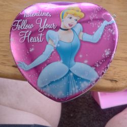 Heart Shaped Cinderella Tin