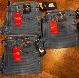 $10 each U.S. Polo Assn. Slim Straight Jeans – Lot of 3