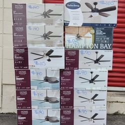 Indoor/Outdoor Ceiling Fan ( Prices Are Marked On Each Box)