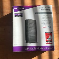 NETGEAR N600 WiFi Cable Modem Router
