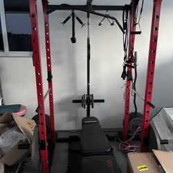 Exercise Cage With Accesories