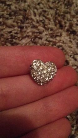 Swarovski ,pendant necklace silver