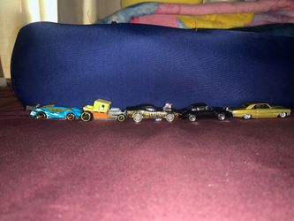 Hot wheels and a cologne