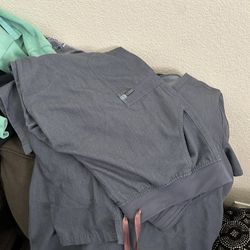 Figs XL TOP AND BOTTOMS DENIM