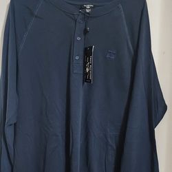 True Religion Long Sleeve Henley Shirt