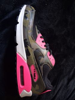 Nike Air Max 90 Duck Camo Pink (Black Mesh Toe) – Size 14 – Clean