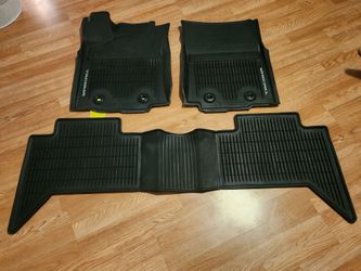 2016 to 2023 Toyota Tacoma  Double Cab OEM All Weather Floor Mats