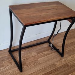 Nightstand Or Microwave Table With Power And USB Outlet