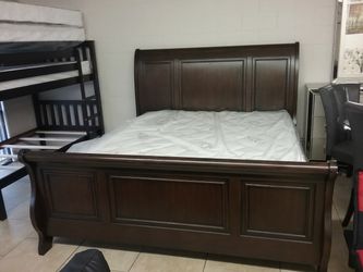 cali king bed frame with mattress floor model $799