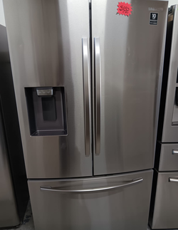 Samsung French Door Fridge – Stainless, Ice/Water, Clean