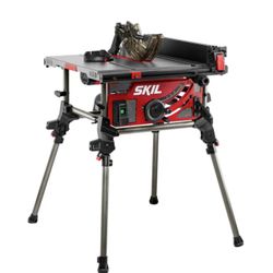 SKIL 10-in 15 -Amp 120 -Volt Portable Jobsite Table Saw with Folding Stand