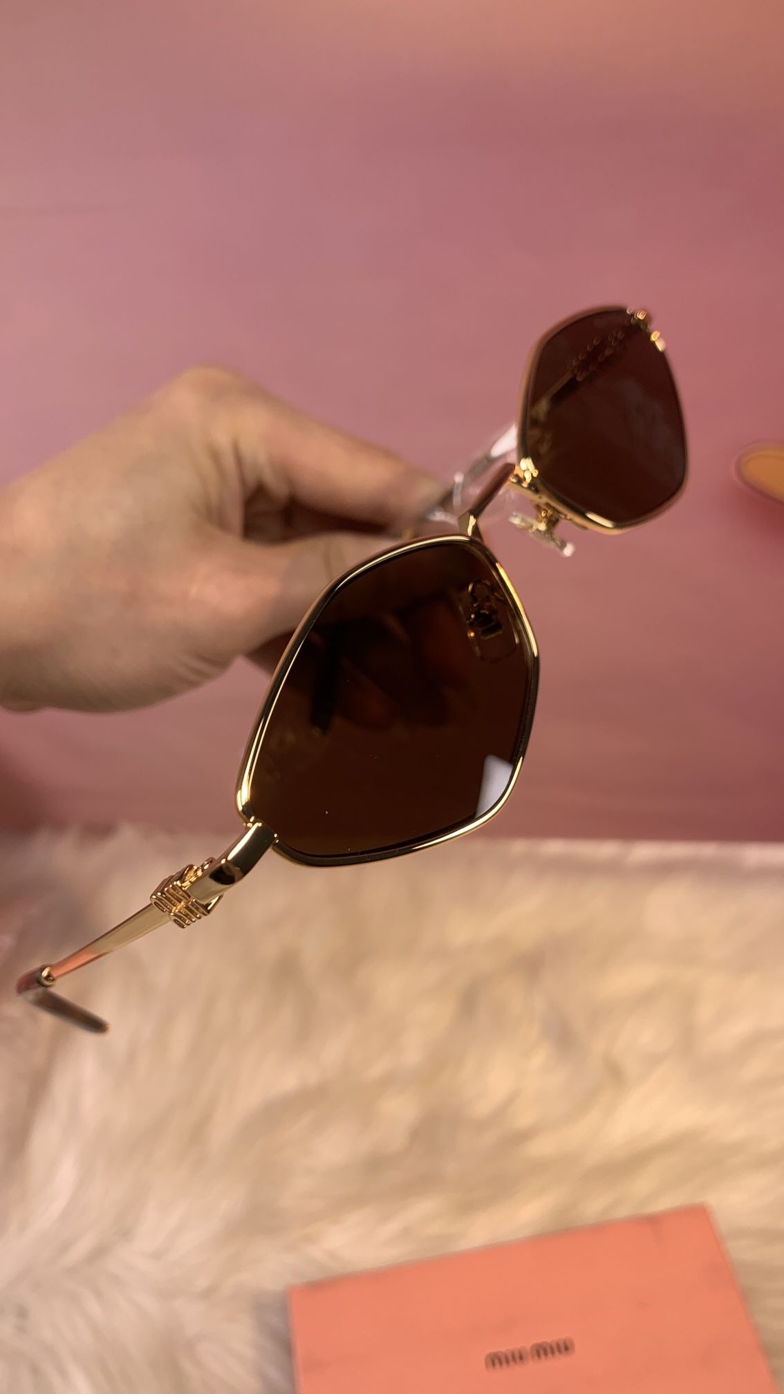 Miumiu fashion glasses