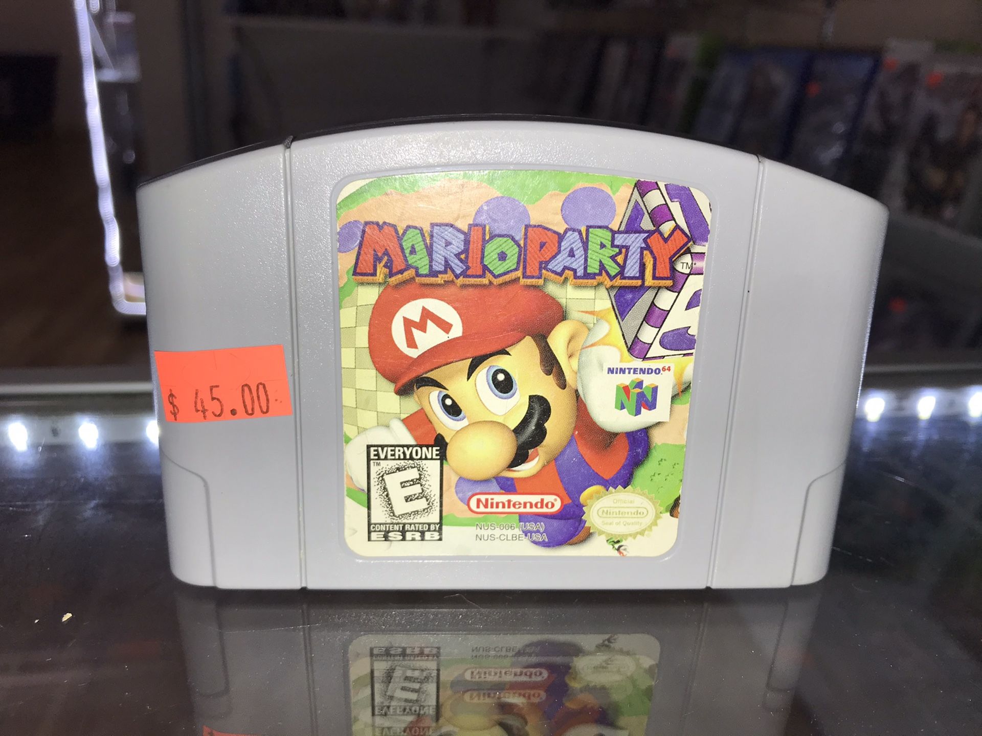 Mario party 64 video game authentic ( plaza garland)