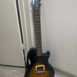 Epiphone Les Paul Junior Guitar/fender Guitar Combo Amp Mustang 