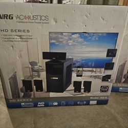 NRG ACOUSTICS  HOME THEATER SYSTEM   BRAND NEW
