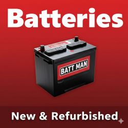 batteries: Reconditioned and new