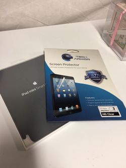 Mini iPad Smart Cover and screen protector- never opened