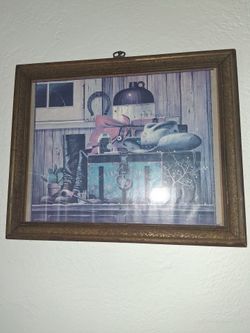Framed Western Still Life Print