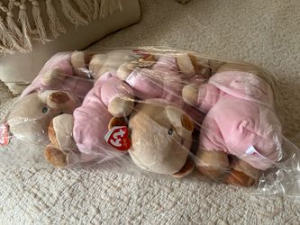 Ty baby original teddy bear (in their bag)
