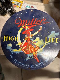 Metal Miller High life sign