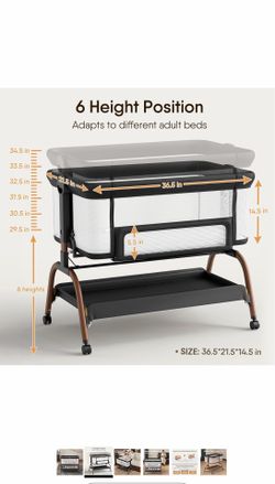 Baby bedside bassinet