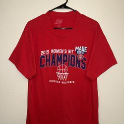 Blue 84 Arizona Wildcats 2019 Women’s NIT Champions Red Shirt