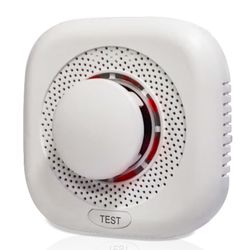 Optical Alarm With Advanced Photoelectric Technology,Battery Power Smoke Alarm Detector For Home With Test Button & Silence Button,1 Pack(Batteries NO