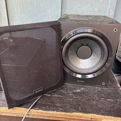 Sony SA-CS9 10" Active Powered Subwoofer 115W Home Theater Bass WORKS VIDEO