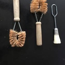 Vtg Fuller Brush BBQ Baster & 2 Tampico Agave Bristle Scrub Brushes