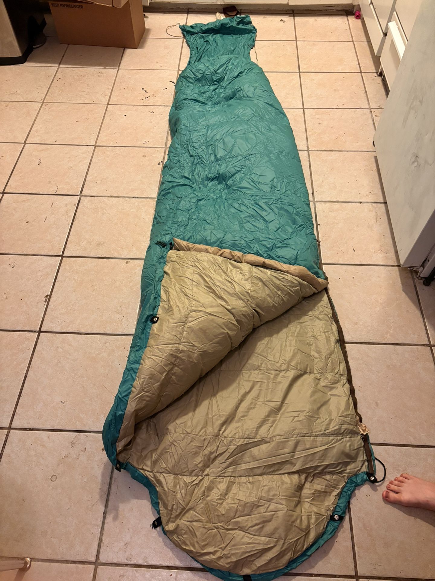 Vintage Goose Down Sleeping Bag