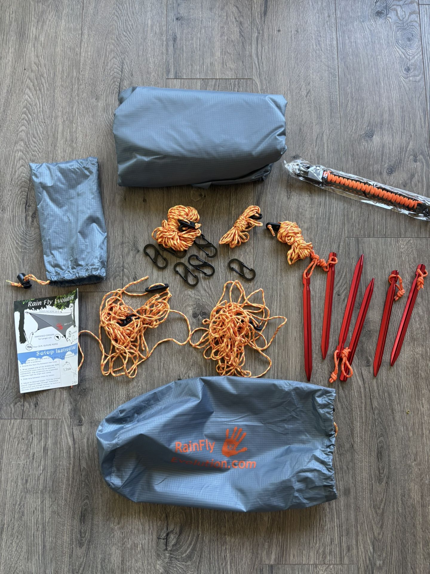 Rain Fly Bundle Tarp Camping Cover Hammock