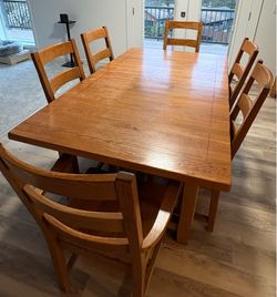 Solid Oak Dining Table