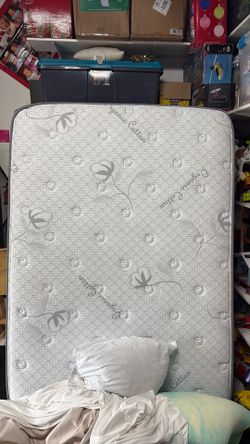 Free full size bed with metal frame