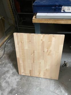 Butcher block.